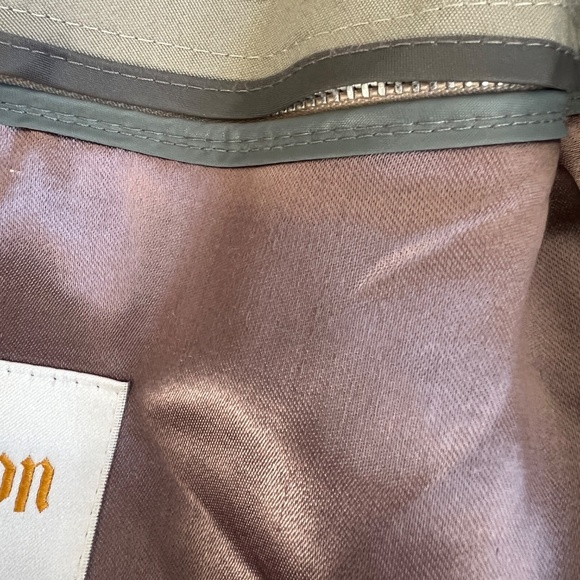 London Fog Vintage Double Breasted Trench Coat Size 40 S/C Zip Out Red Lining - Picture 9 of 11